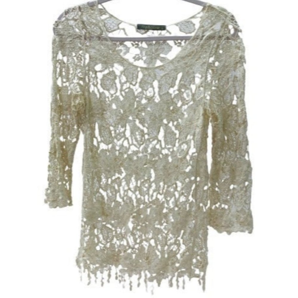 Finn & Clover Macrame Top